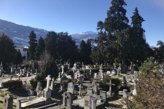 Le cimetière des capucins, à Sion